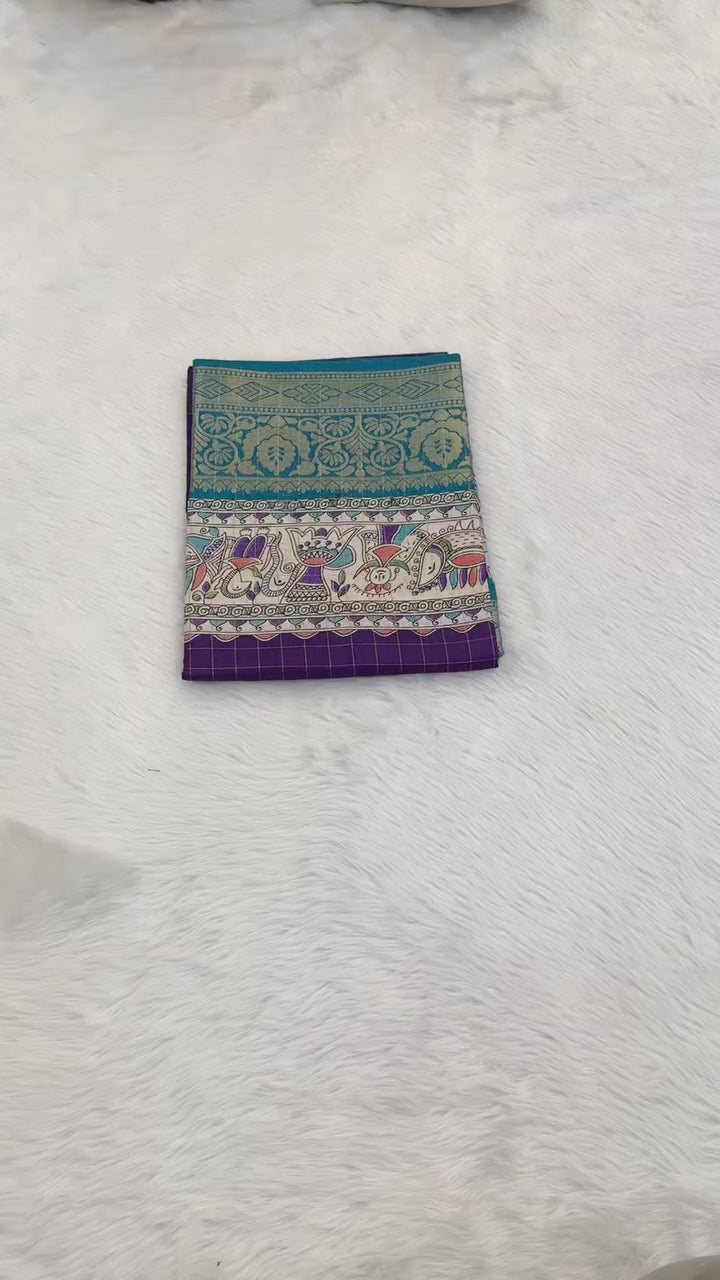 Designer Freehand Saree